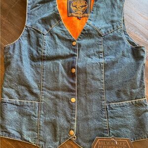Milwaukee Performance Blue Denim Vest